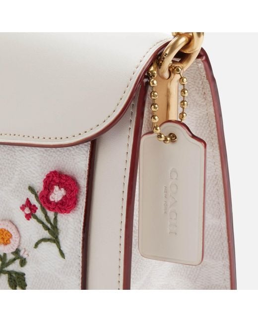 COACH Limited Edition Vintage Handbag/satchel/purse, Botanical Garden,  Floral, Style 12200, Applique, Yellow, Brown, Beige, Green, White - Etsy