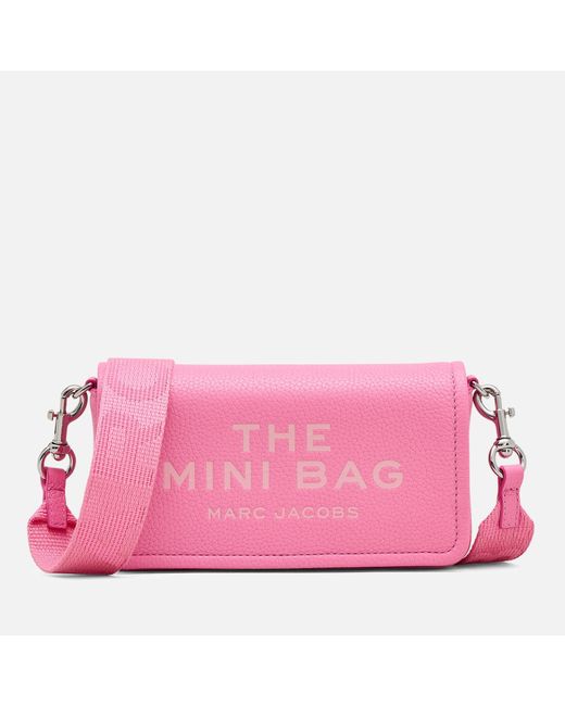 Marc Jacobs Pink The Mini Leather Crossbody Bag