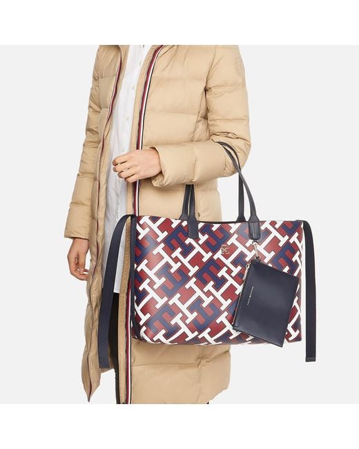 Tommy hilfiger top monogram tote bag