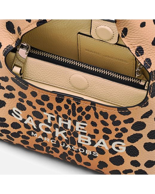 Marc Jacobs Brown The Mini Leather Sack Bag