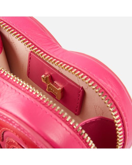 Radley Pink Valentines Leather Coin Purse