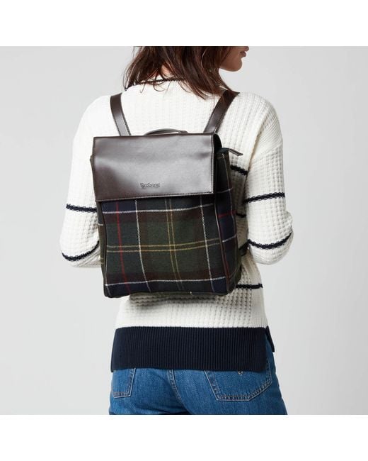 Barbour Witford Tartan Backpack | Lyst Australia