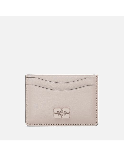 Ganni Natural Bou Recycled Leather Cardholder