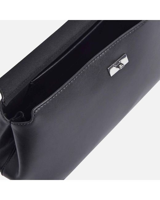 Calvin Klein Black Ck Push Shoulder Bag