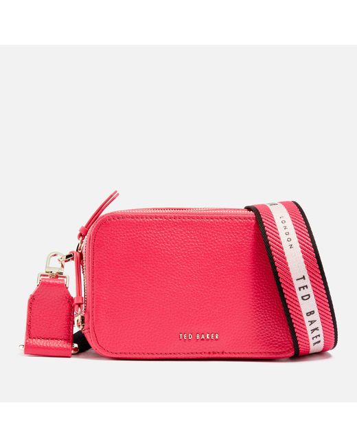 Ted Baker Stunna Leather Crossbody Bag in Pink Lyst Australia