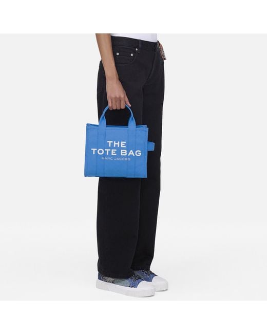 Marc Jacobs Blue The Small Canvas Tote Bag