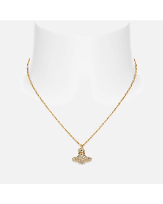 Vivienne Westwood Metallic Natalina Gold-tone Pendant Necklace