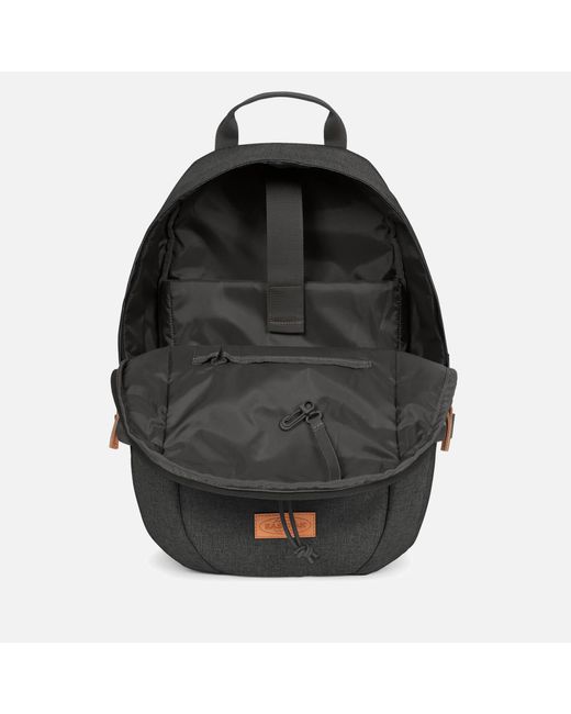 Eastpak Black Borys Canvas Backpack for men