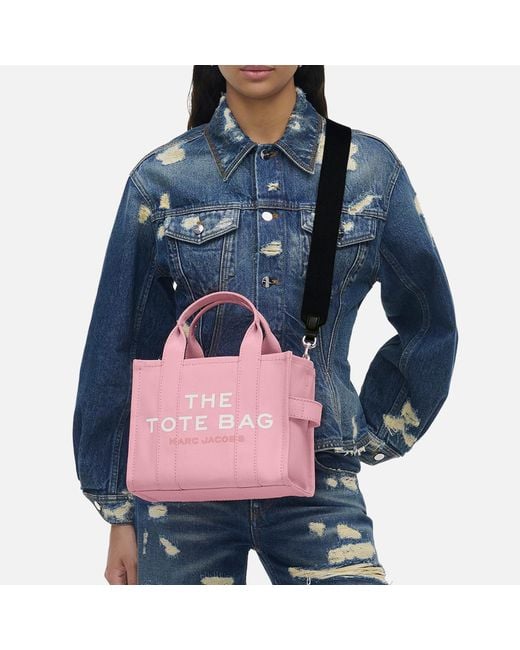 Marc Jacobs Pink The Small Canvas Tote Bag