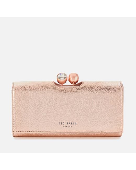 Ted Baker Pink Solange Twisted Crystal Bobble Matinee Purse