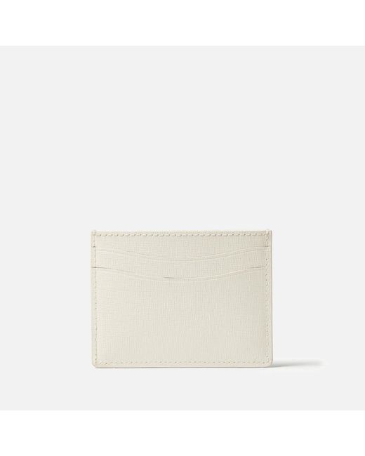 Kate Spade Pearl Leather Card in Natural | Lyst