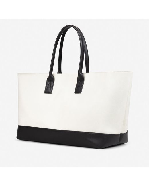 Axel Arigato Black Note Cotton-canvas Shopper Bag