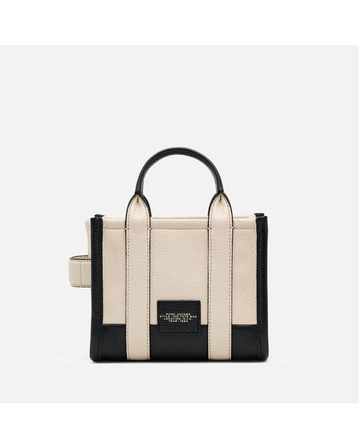 Marc Jacobs White Colourblock Leather The Crossbody Tote