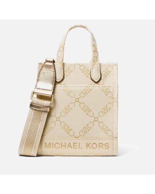 MICHAEL Michael Kors Natural Gigi Xs Jacquard Tote Bag