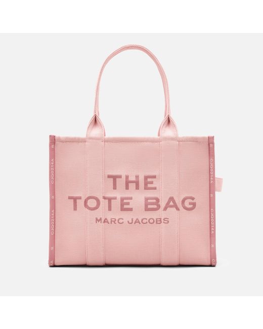 Marc Jacobs Pink The Large Canvas Tote Bag