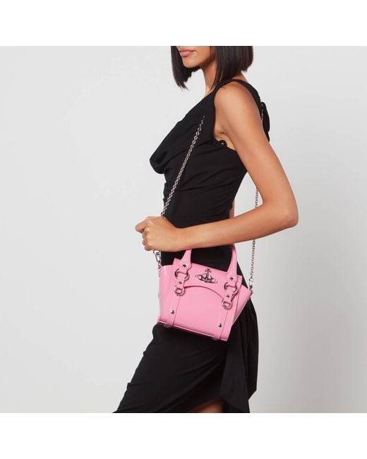 Vivienne Westwood Pink Betty Mini Leather Bag