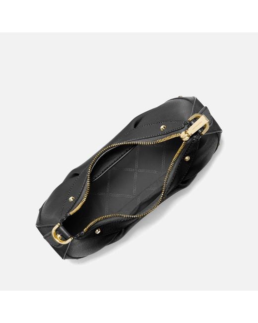 MICHAEL Michael Kors Black Enzo Small Leather Crossbody Bag