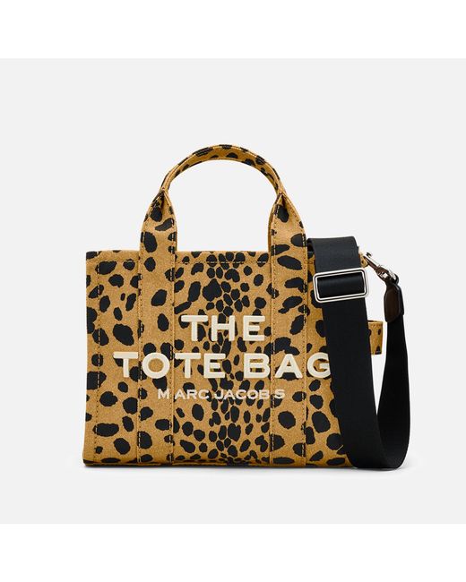 Marc Jacobs Metallic The Small Cotton-canvas Tote Bag