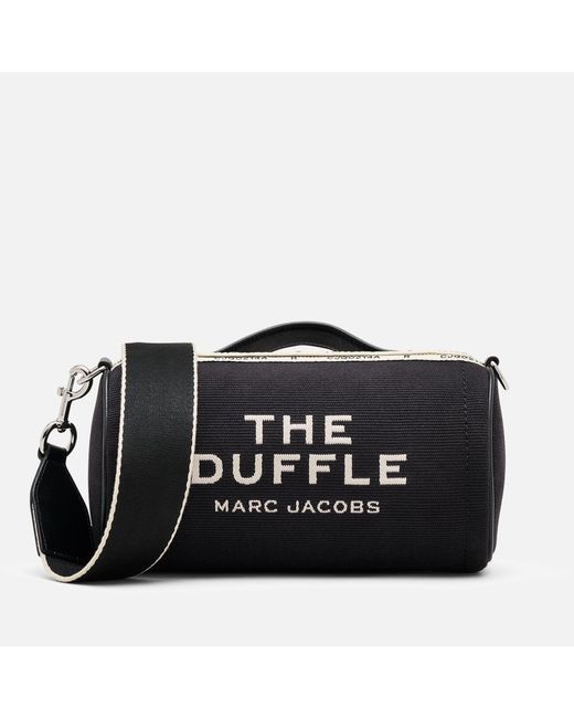 Marc Jacobs Black The Jacquard Woven Duffle Bag