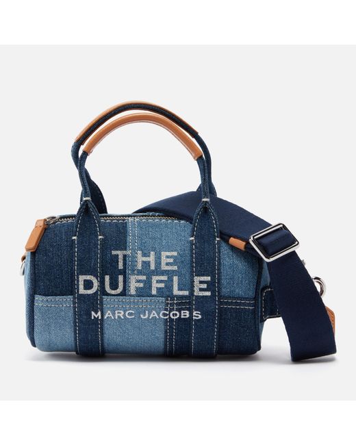 Marc Jacobs Blue The Mini Denim Duffle Bag