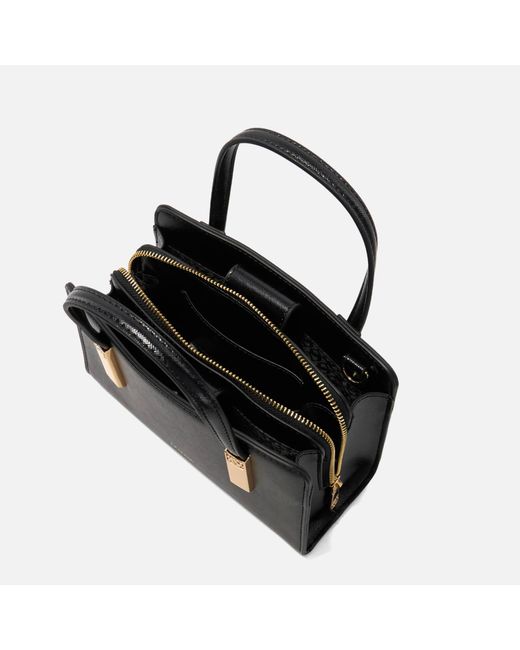 Dune Black Dinkydenbeigh Small Faux Leather Tote Bag