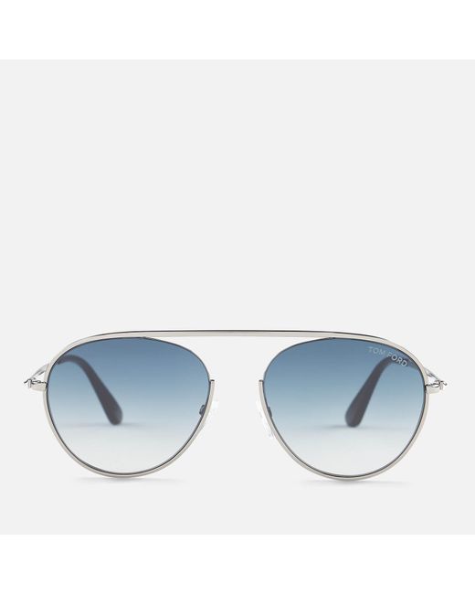 Tom Ford Blue Keith Aviator Style Sunglasses for men