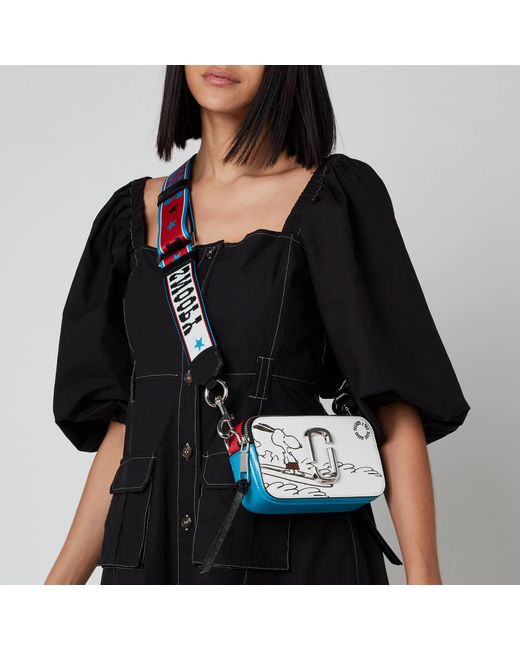 Marc Jacobs The Snapshot Small Crossbody Bag - Red, Blue And White