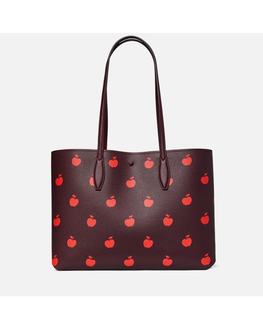 Kate Spade Red All Day Apple Toss – Tote Bag