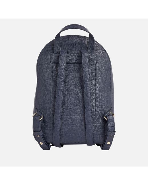 Tommy Hilfiger Element Faux Leather Backpack in Blue | Lyst
