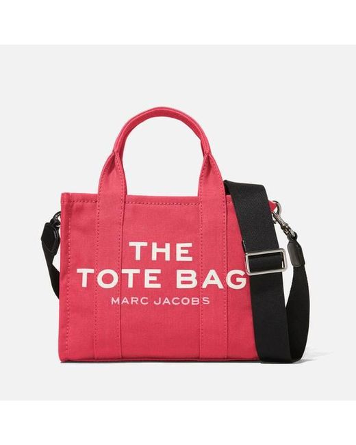 Marc Jacobs Mini Traveler Tote Bag in Red | Lyst