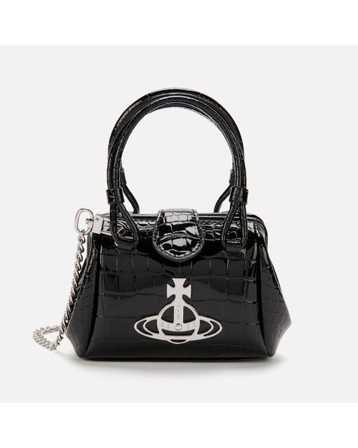 Vivienne Westwood Black Pamela Mini Handbag
