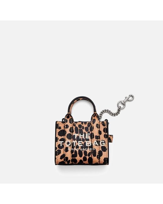 Marc Jacobs Black The Nano Tote Bag Leather Charm