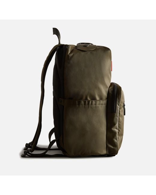 Hunter Black Pioneer Large Topclip Nylon Backpack