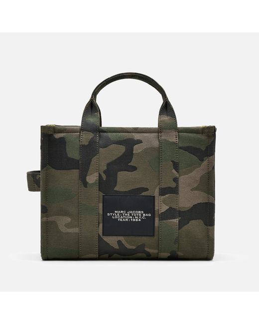 Marc Jacobs Green The Medium Canvas Tote Bag