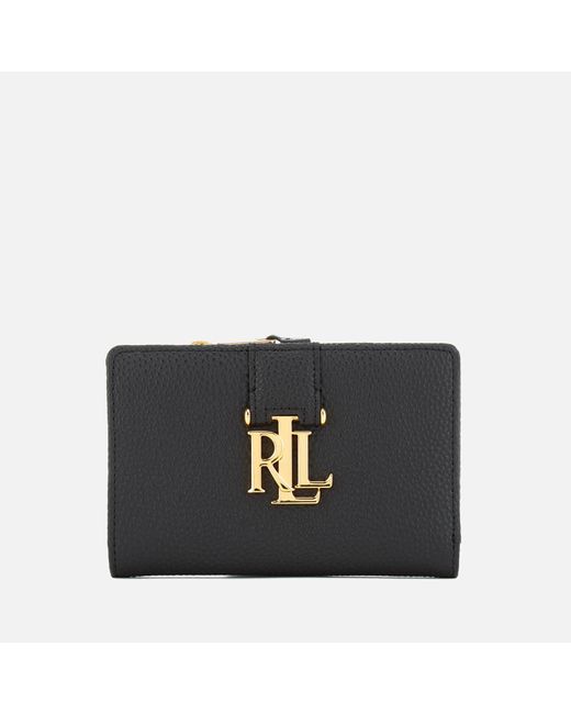 Lauren by Ralph Lauren Black Carrington New Compact Wallet