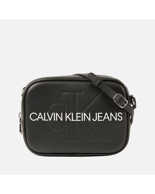 Calvin Klein Black Logo Camera Bag