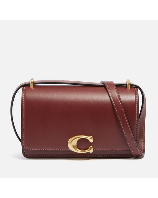COACH Red Bandit Leather Crossbody Bag