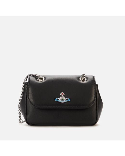 Vivienne Westwood Black Emma Small Purse With Chain