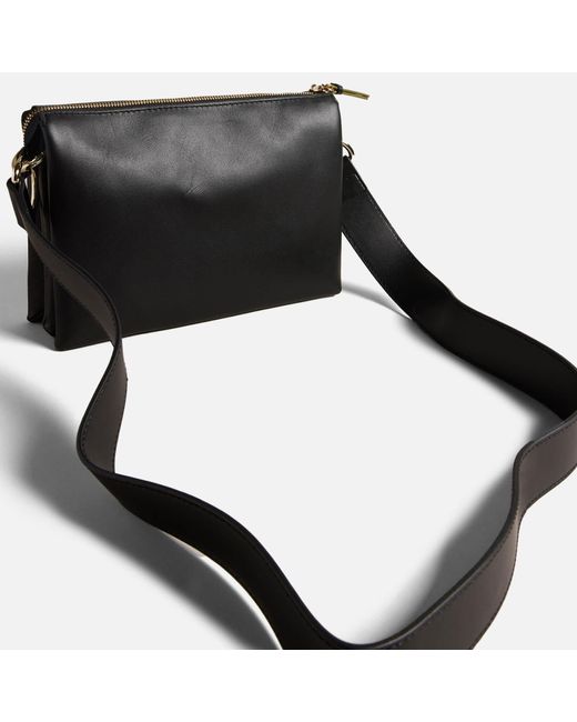 Ted Baker Black Darceyy Leather Crossbody Bag