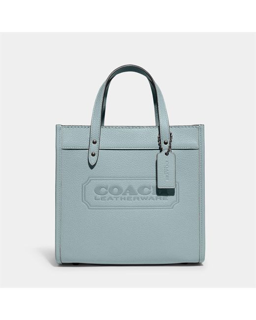 coach field tote 22 ivory