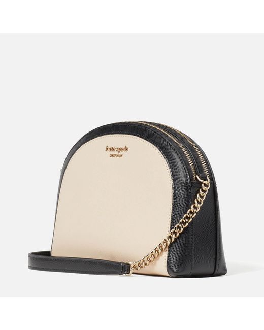 Kate Spade New York Warm Beige & Black Small Flap Cameron Crossbody Bag, Best Price and Reviews