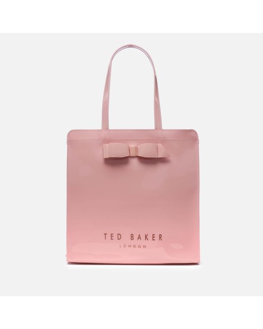 Ted Baker Pink Almacon Bow Detail Large Icon Bag