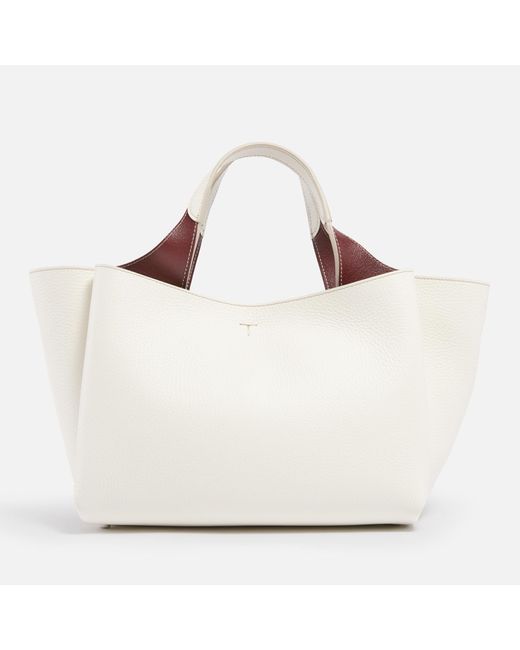 Tod's White Apa 2 Mini Leather Tote Bag