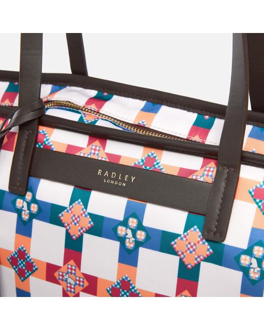 Radley Red Finsbury Park Large Printed Twill Tote Bag