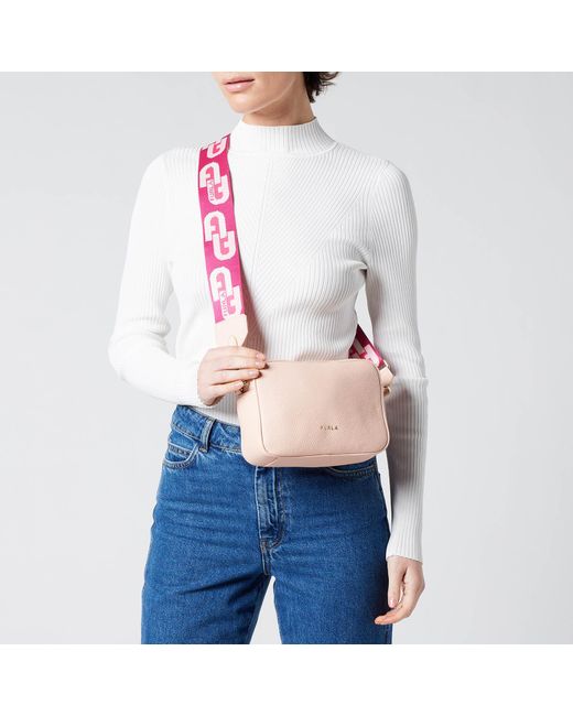 Furla Real Mini Camera Case in Pink Lyst Canada