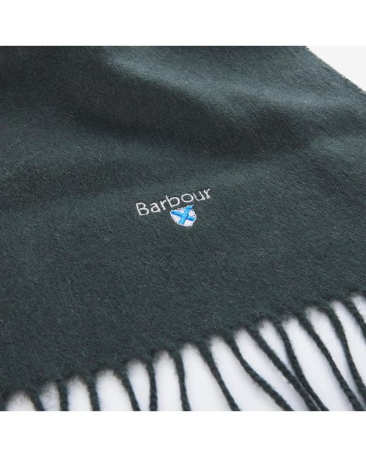 Barbour Blue Barbour Wool Scarf for men