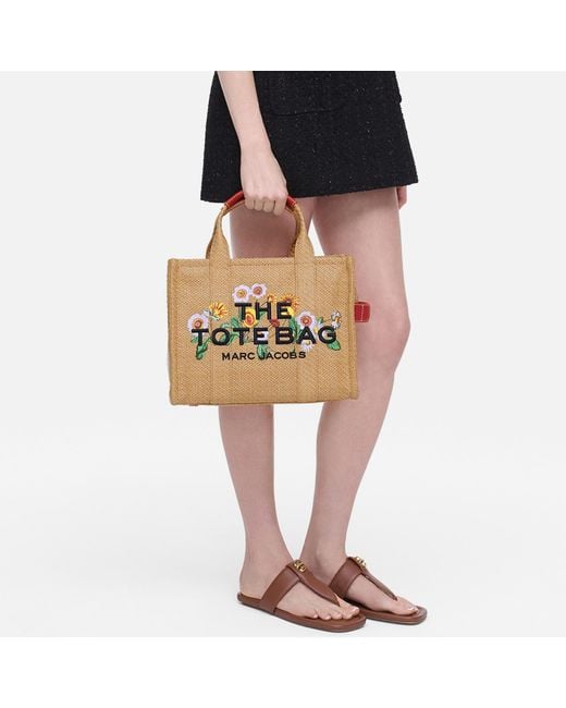 【MARC JACOBS】The Medium Daisy Woven トートバッグ Natural Marc Jacobs The Daisy Woven Medium Tote Bag | Saks Fifth Avenue