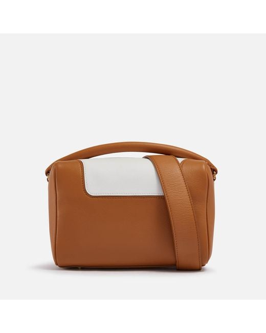 Elleme Brown Treasure Two-tone Leather Bag