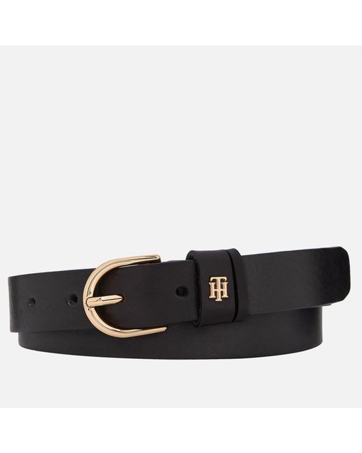 tommy hilfiger plaque belt