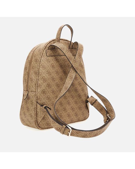 Guess Eco Elements Faux Leather Backpack in Natural Lyst